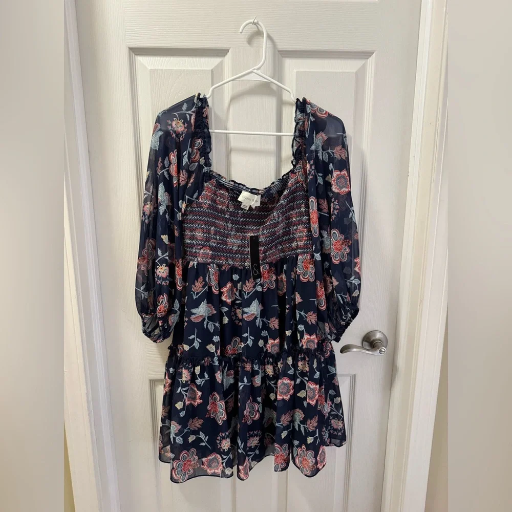 Sachin & Babi Lola Floral Smocked Mini Dress
Anthropologie Boho Tiered - Picture 7 of 16